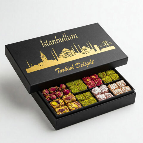 İstanbul Silueti Kutu Lokum