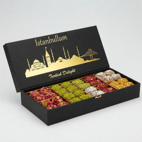 İstanbul Silueti Kutu Lokum