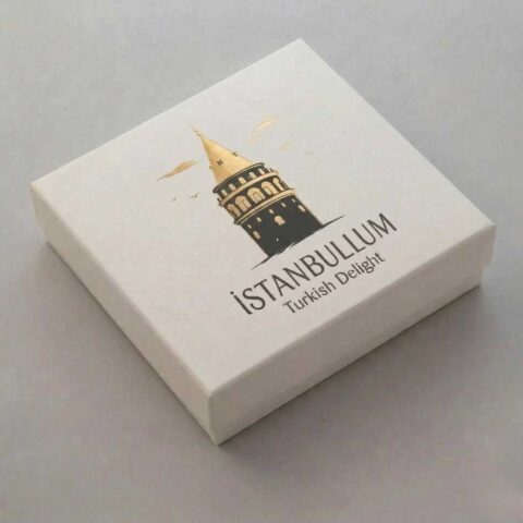 Galata Kulesi Silueti Kutu Lokum - Premium Kurumsal Hediye